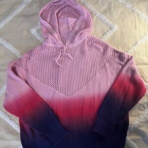 Spiritual Gangster Pink and Purple Ombre Sweater Size Small